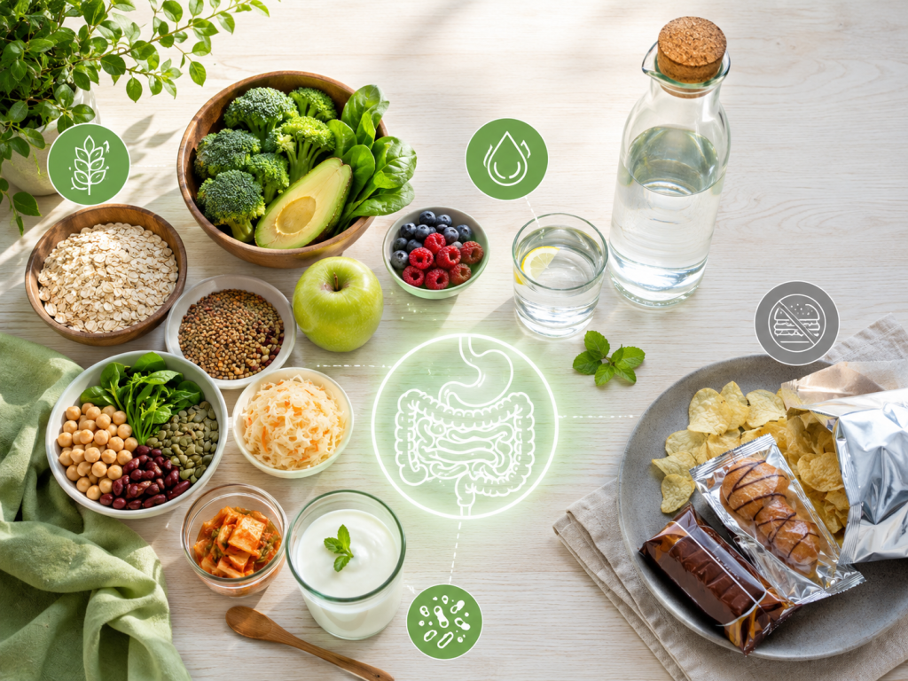 salud digestiva con la nutrición